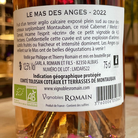 Vignobles Romain - Le Mas des Anges [Rosé]