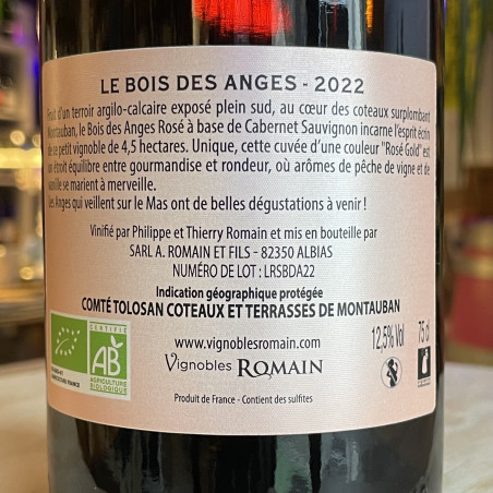Vignobles Romain - Le Bois des Anges [Rosé]