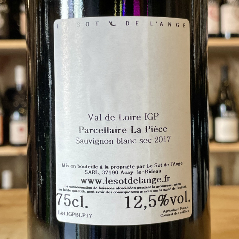 Domaine Le Sot de l'Ange - La Pièce