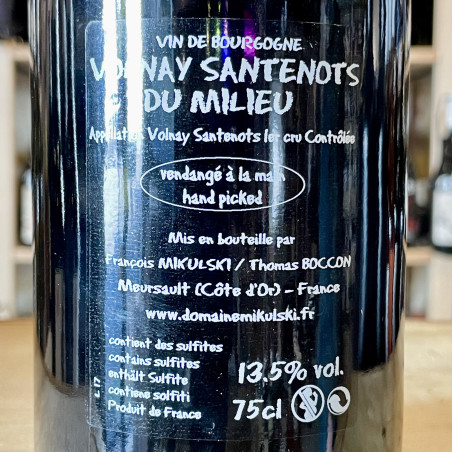 Domaine Mikulski - Santenots du Milieu [Volnay 1er Cru]