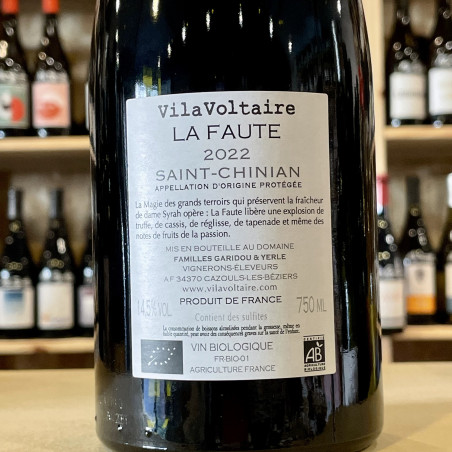 Domaine Vila Voltaire  - La Faute