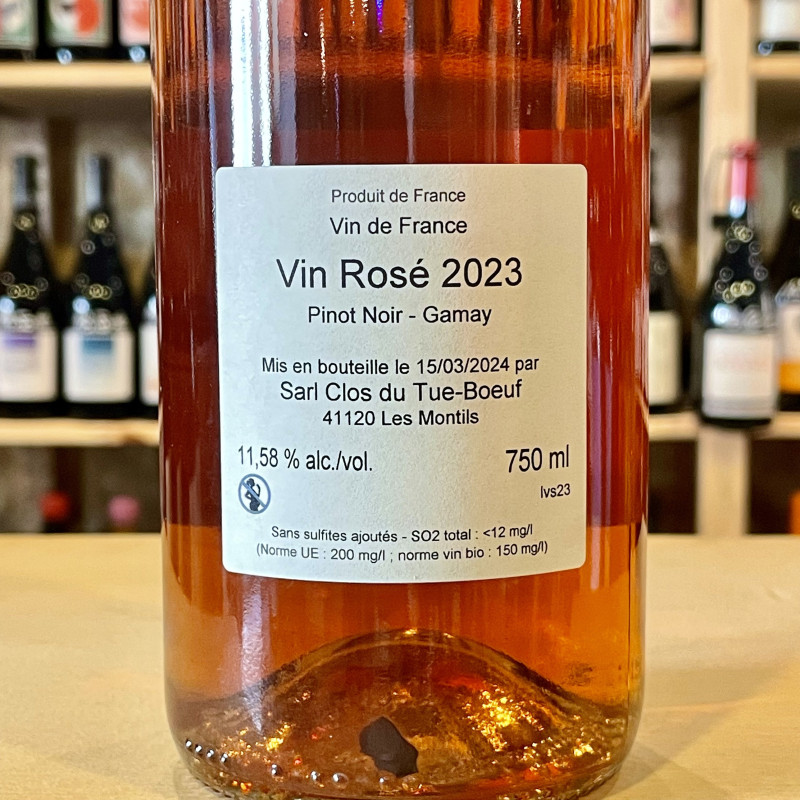 Clos du Tue-Boeuf - Vin Rosé