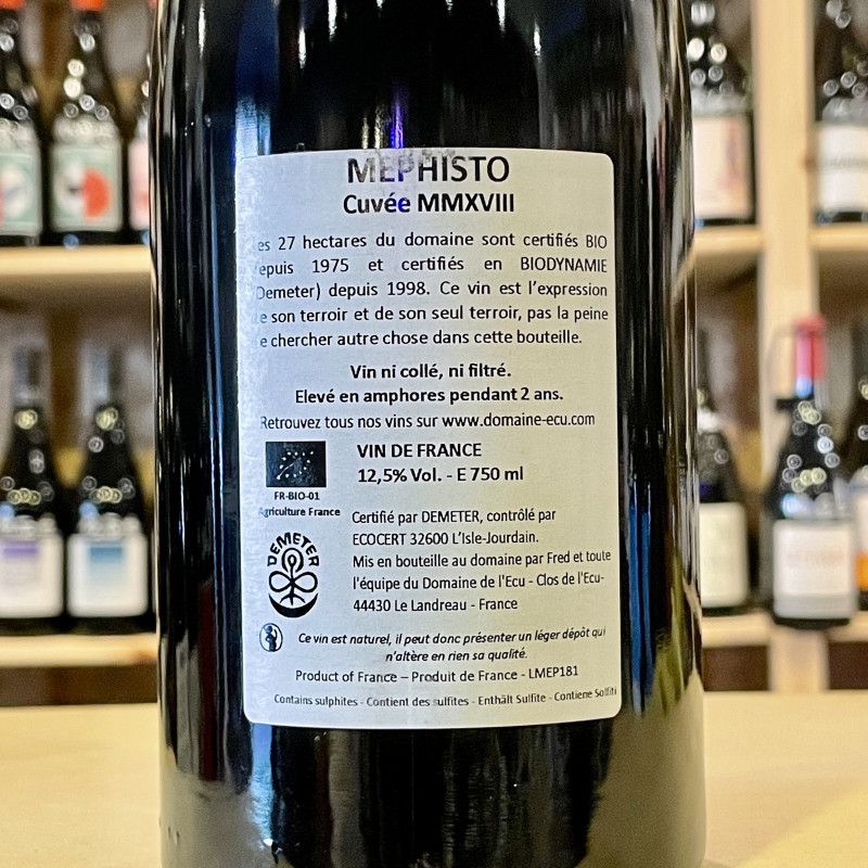 Domaine de l'Écu - Méphisto