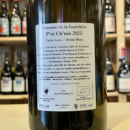 Domaine de la Garrelière - Le P'tit Ch'nin