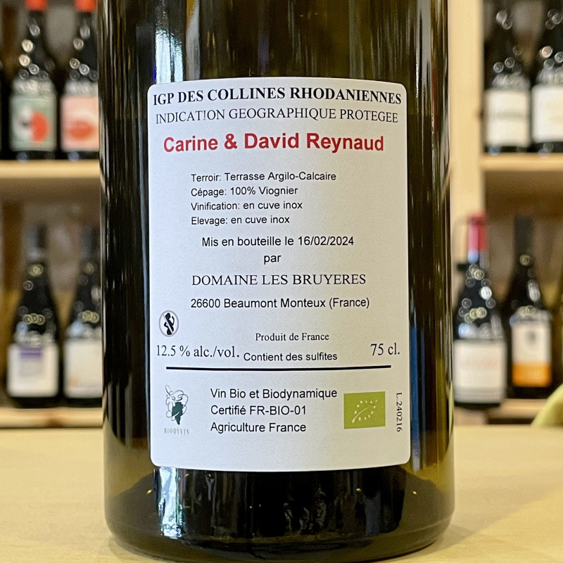 Domaine Les Bruyères - Les Monestiers [Viognier]