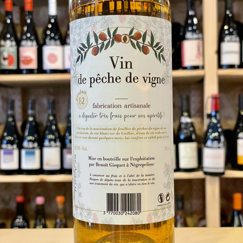 La Ferme de Lartigue Bas - Vin de Pêche de Vigne