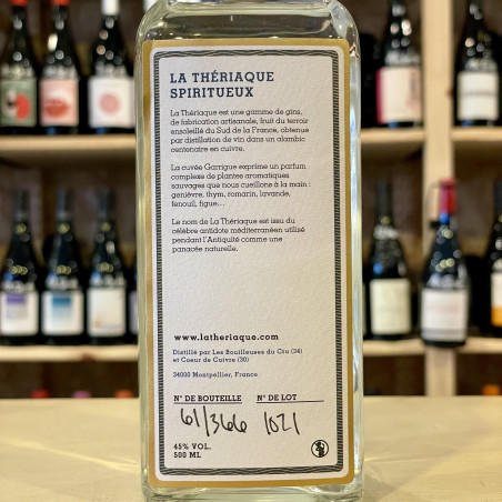 La Thériaque Spiritueux - Gin Garrigue