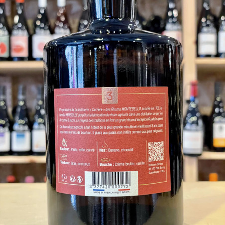 Distillerie Carrère - Rhum Vieux Montebello [3 ans]