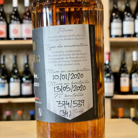 Pilleur d'Arômes - Arrangé Poire, Fèves de Cacao [50cl.]