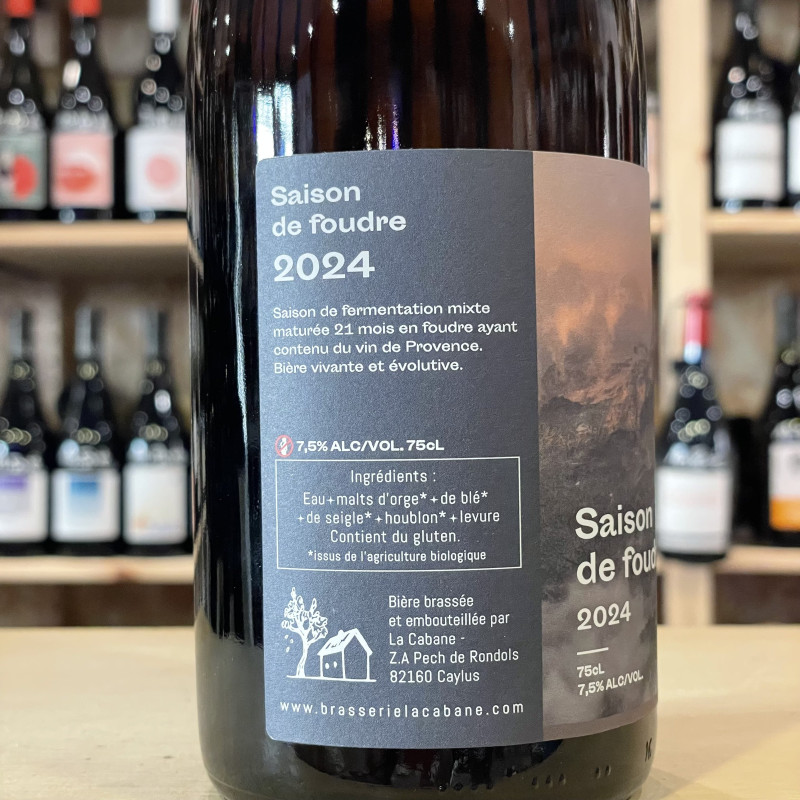 Brasserie La Cabane - Saison de Foudre