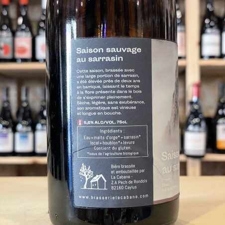 Brasserie La Cabane - Saison Sauvage au Sarrasin
