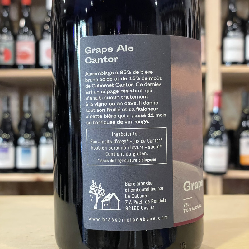 Brasserie La Cabane - Cantor Grape Ale
