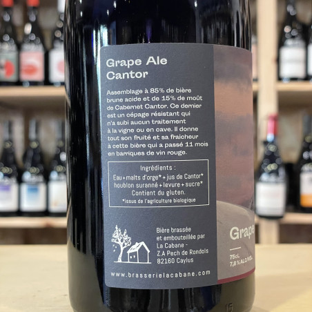 Brasserie La Cabane - Cantor Grape Ale