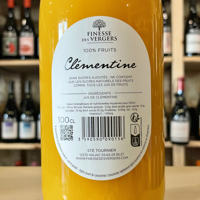Finesse des Vergers - Pur jus de Clémentine
