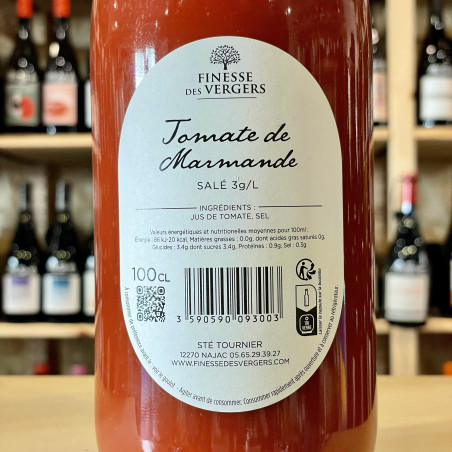 Finesse des Vergers - Jus de Tomate de Marmande