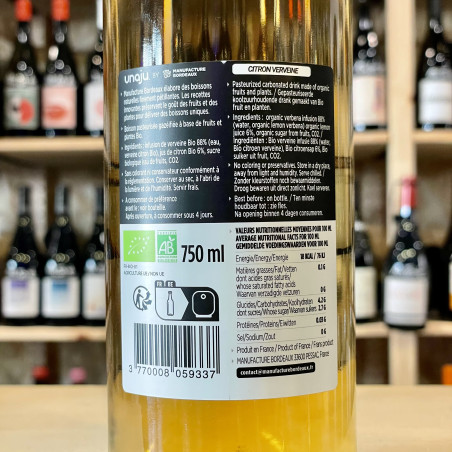 Unaju - Unaju Citron Verveine Bio