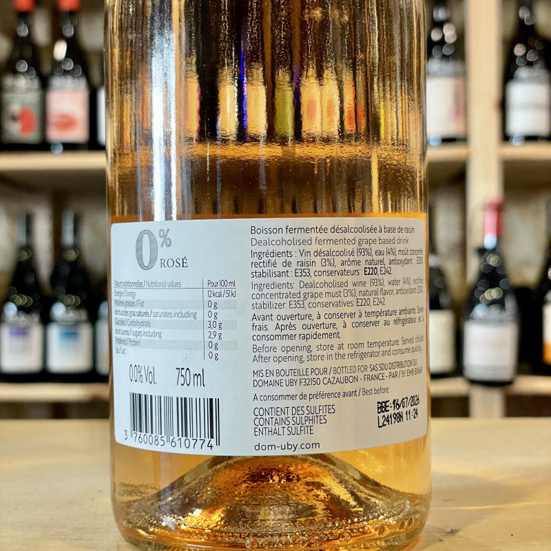 Domaine Uby - Zéro Alcool [Rosé]